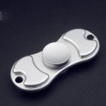 Wholesale Dual Aluminum Fidget Spinner Stress Reducer Toy for ADHD and Autism Adult, Child (Silver)